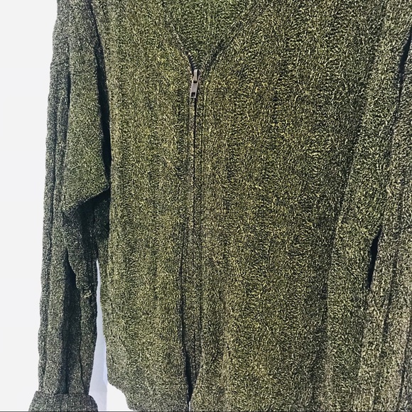 ⭐️🌟Cousin Johnny Knit Double sided Zipper Sweater S - Picture 4 of 11